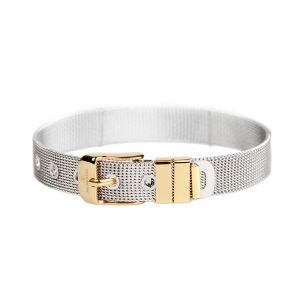 🦚 Mendozza Armband MJ-BR01802L Damen Charmband Silber Gold